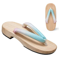 Tong japonaise geta en bois
