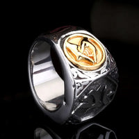 Bague japonaise homme signe bouddhique