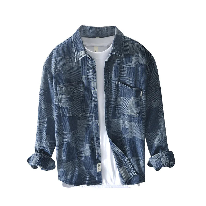 Chemise à carreaux japonaise