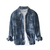 Chemise à carreaux japonaise