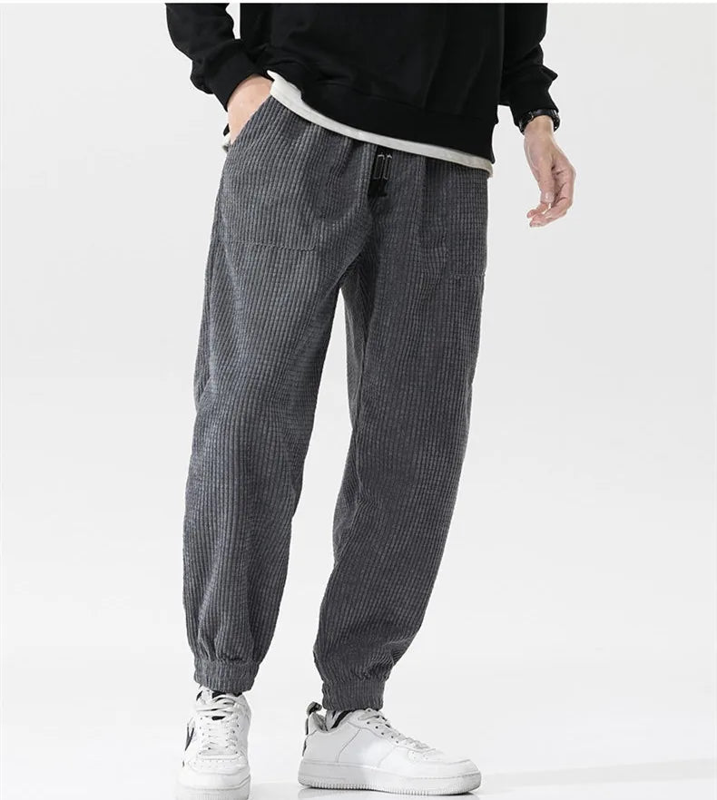 Pantalon Japonais Velours Côtelé Homme