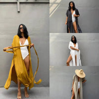 Kimono de Plage Ceinture à Nouer