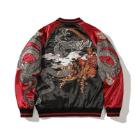 Blouson sukajan dragon brodé