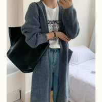 Cardigan long femme style kimono