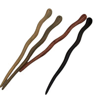 Bâton à cheveux japonais en bois vintage