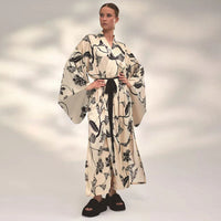 Kimono femme fleuri élégant
