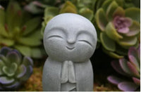 Statue Jizo effet pierre