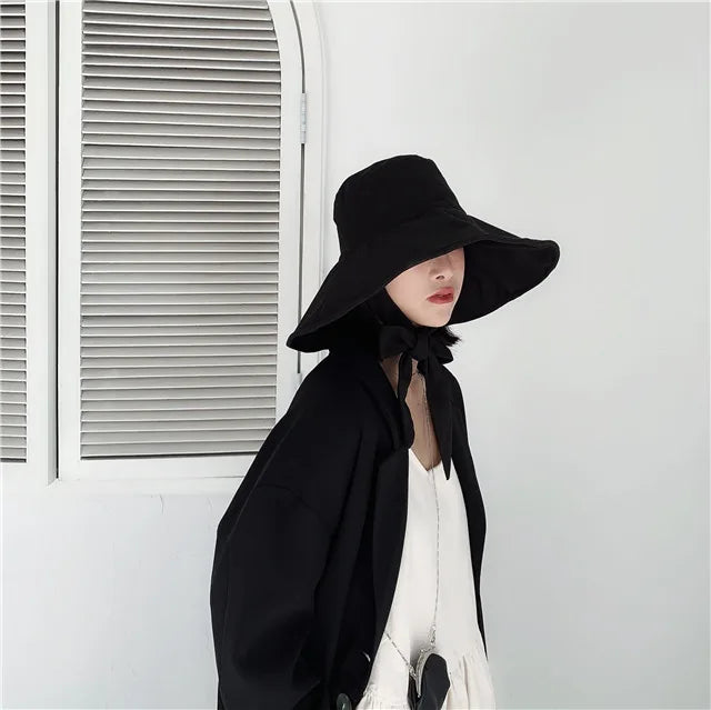 Chapeau Japonais de Plage à Sangle