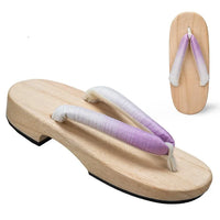 Tong japonaise geta en bois