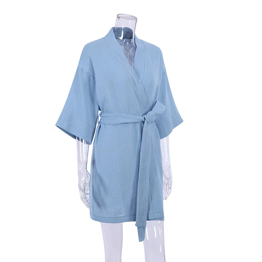 Robe de Chambre Kimono en Coton