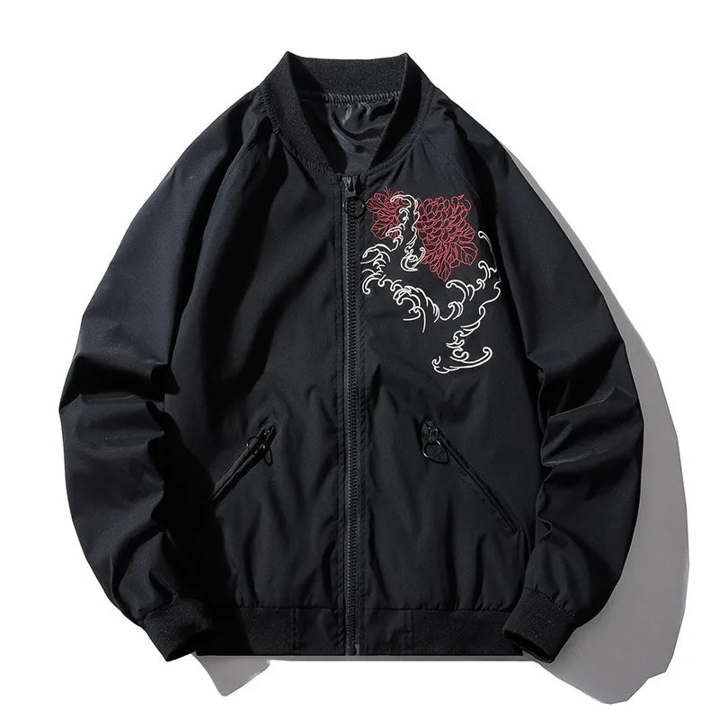 Blouson sukajan black dragon