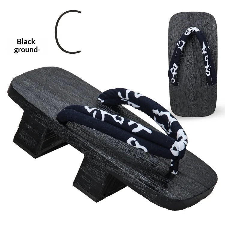 Geta japonaise en bois pour homme