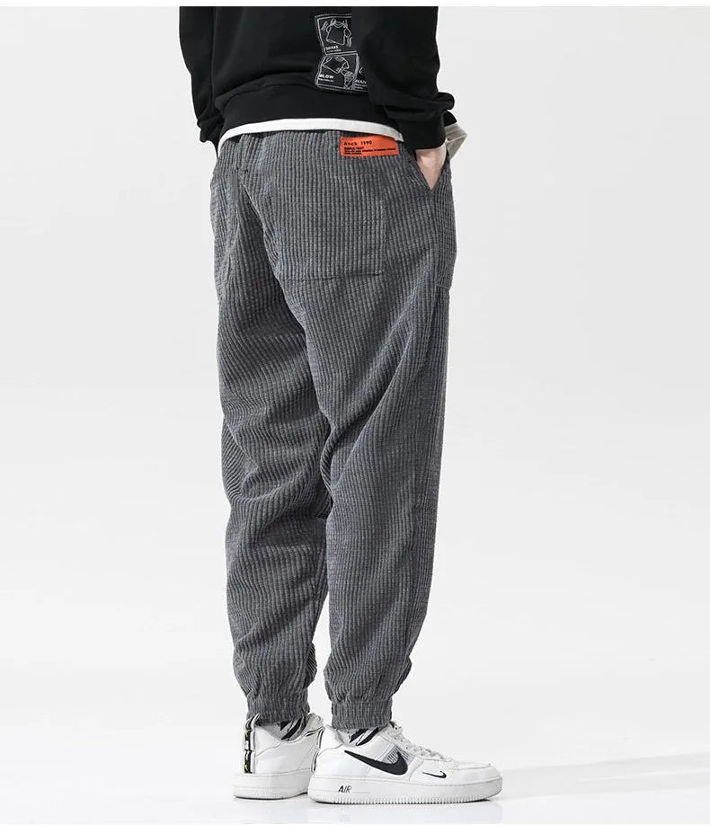 Pantalon Japonais Velours Côtelé Homme