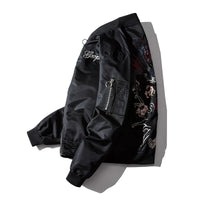 Blouson sukajan japonais dragon et tigre