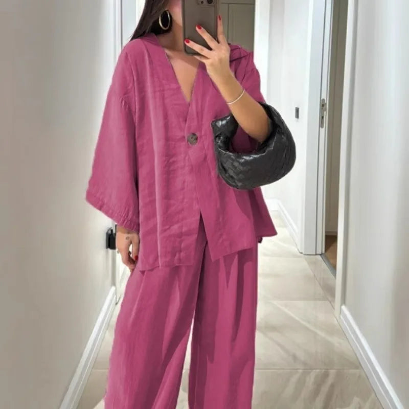Ensemble kimono femme ample