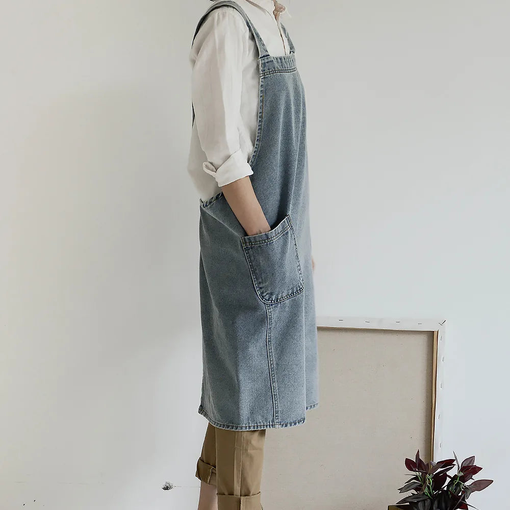 Robe Tablier Japonais En Jean