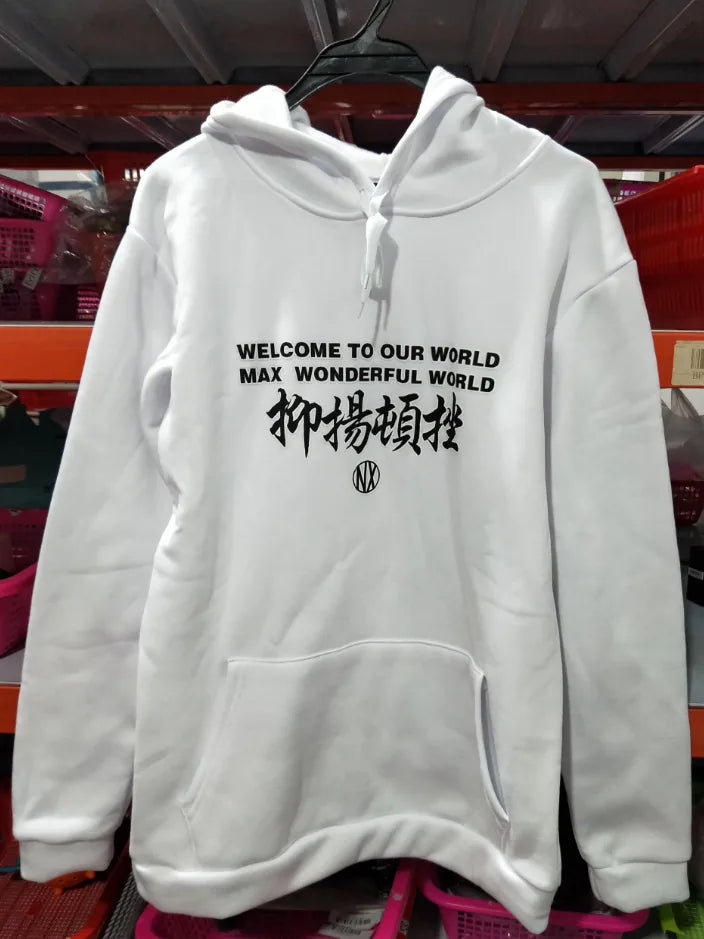 Sweat à Capuche Japonais Grues et Vagues