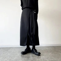 Pantalon large asymétrique streetwear