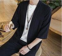 Cardigan kimono homme ample