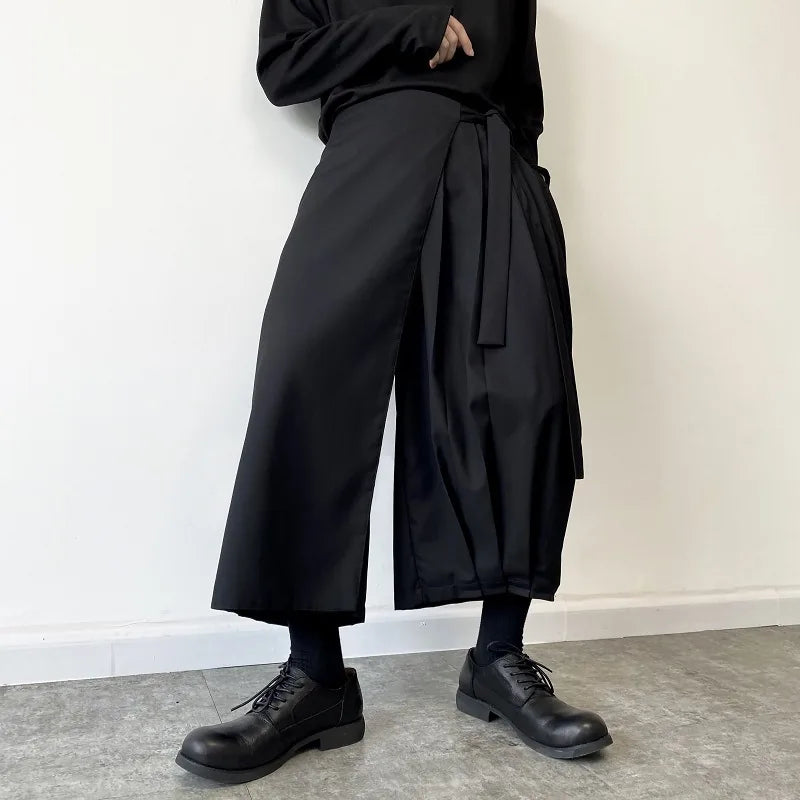 Pantalon large asymétrique streetwear