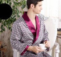 Peignoir Kimono Satin Homme