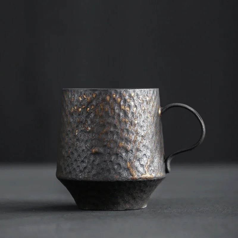 Mug en grès effet rouille