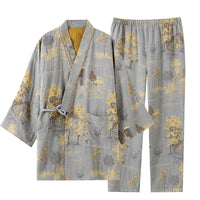 Ensemble pyjama kimono homme coton