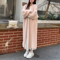 Cardigan long douillet façon kimono