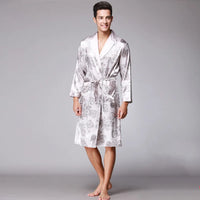 Robe de Chambre Homme Satin Dragon