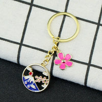 Porte-clé porte-bonheur japonais doré