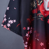 Veste Haori Kimono Motif Renard