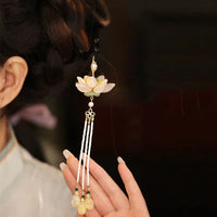 Épingle à cheveux chignon fleur de lotus