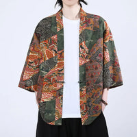 Veste Kimono Japonais Motifs Homme