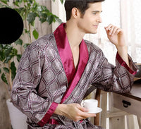 Peignoir Kimono Satin Homme