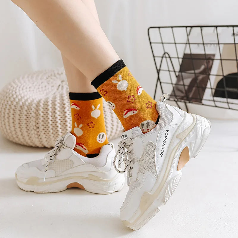 Chaussettes tabi japonaises à motifs