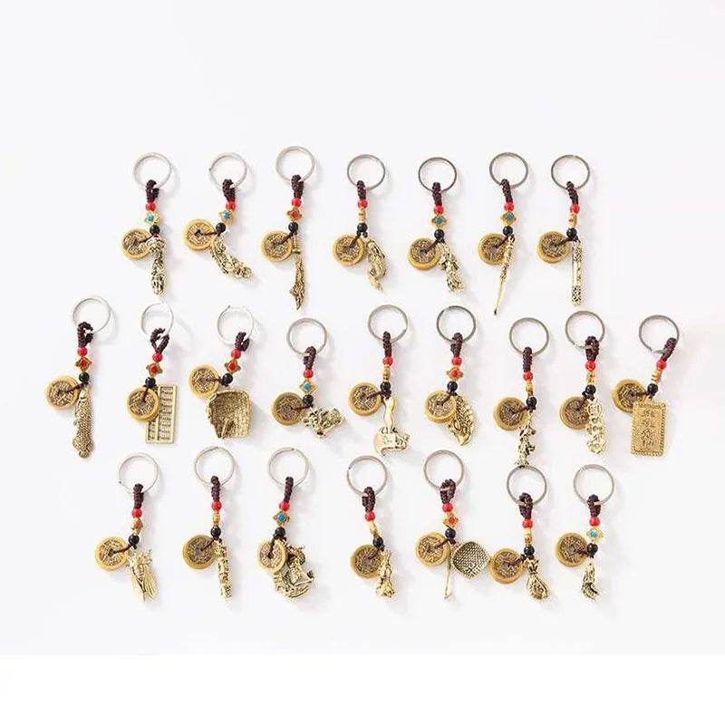 Porte-Clés Maneki Neko Doré