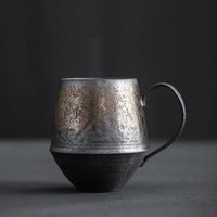Mug en grès effet rouille
