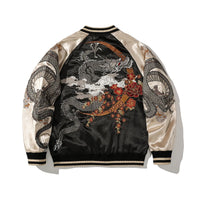 Blouson sukajan dragon brodé