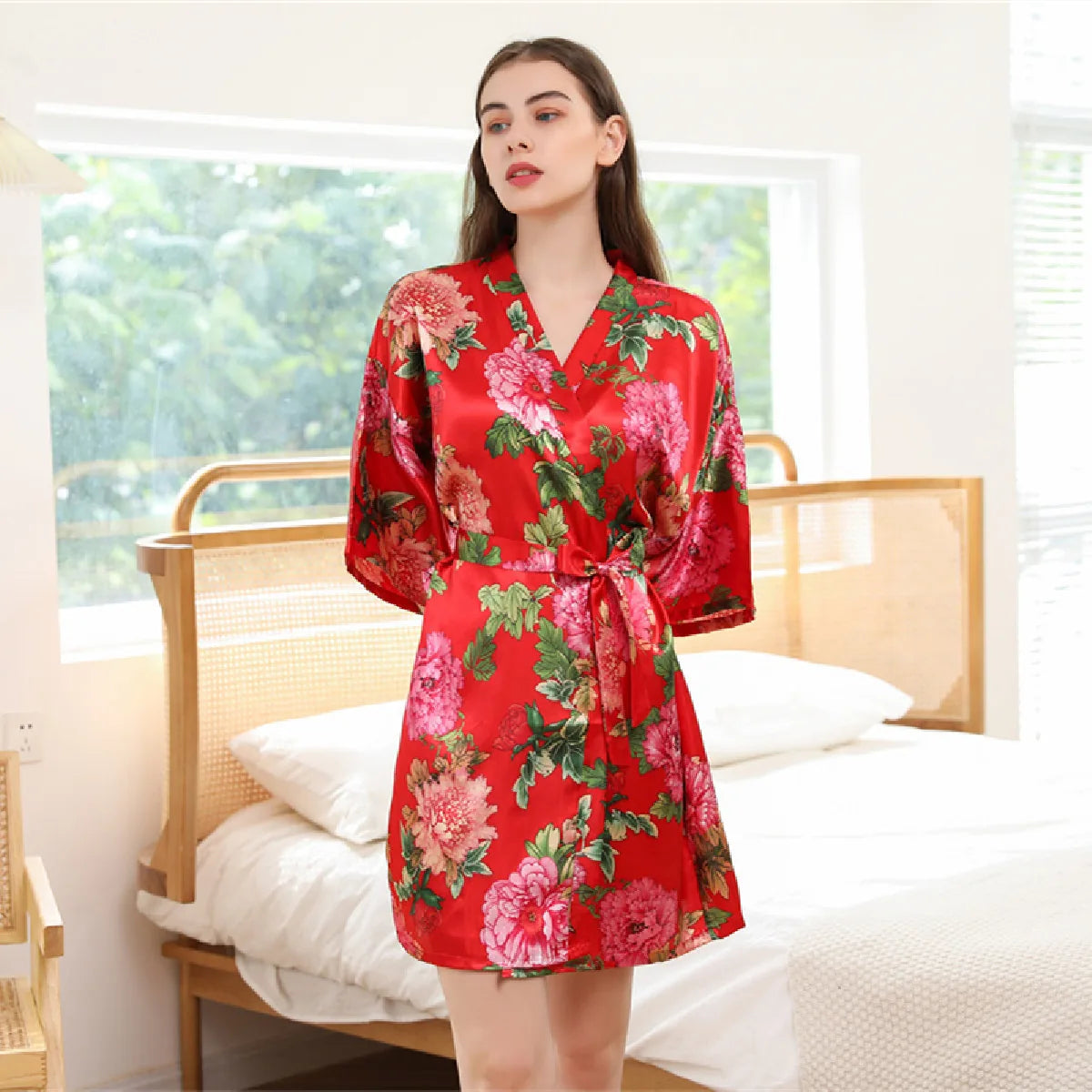 Robe de Chambre Kimono Fleuri