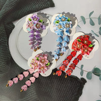 Barrette à Cheveux Kanzashi Fleurie