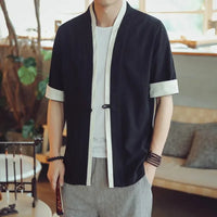 Veste longue kimono homme coton