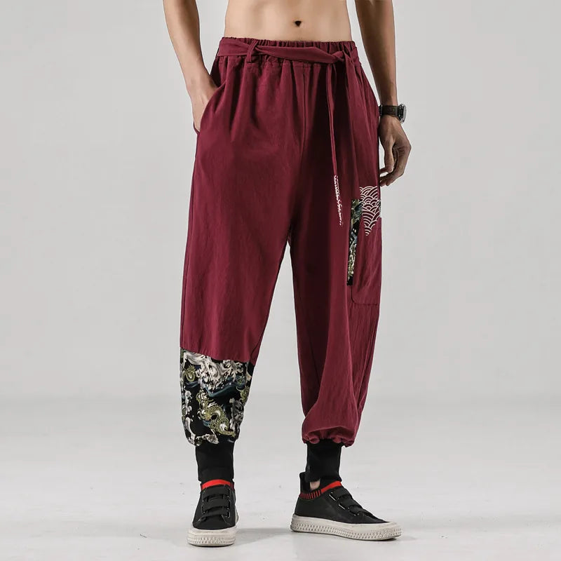 Pantalon streetwear japonais homme