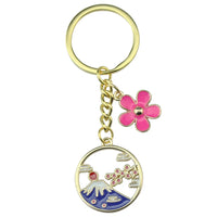 Porte-clé porte-bonheur japonais doré