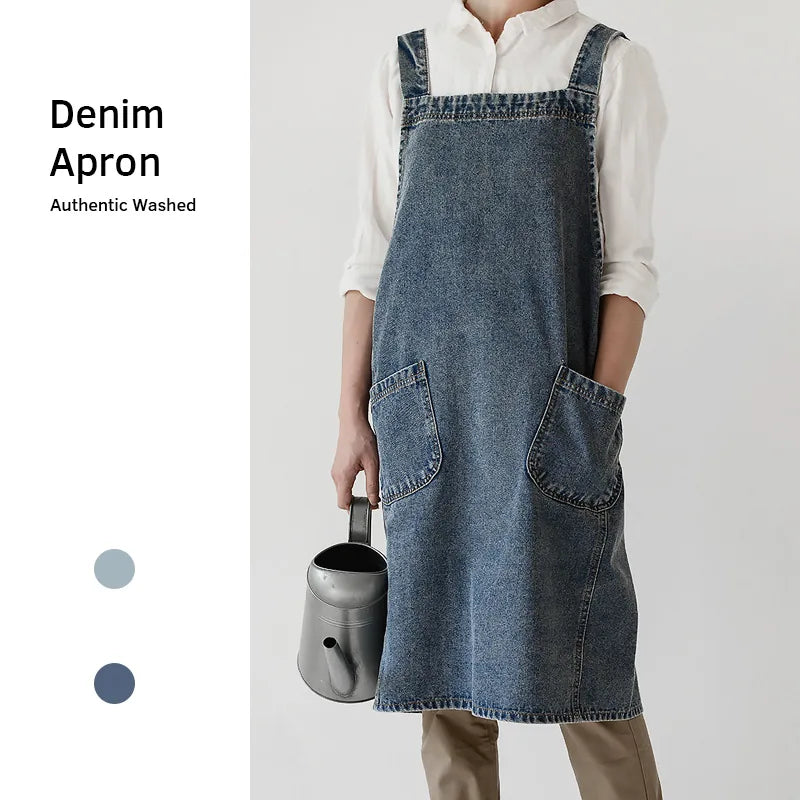 Robe Tablier Japonais En Jean