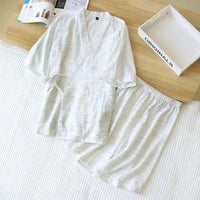 Pyjama kimono homme en coton