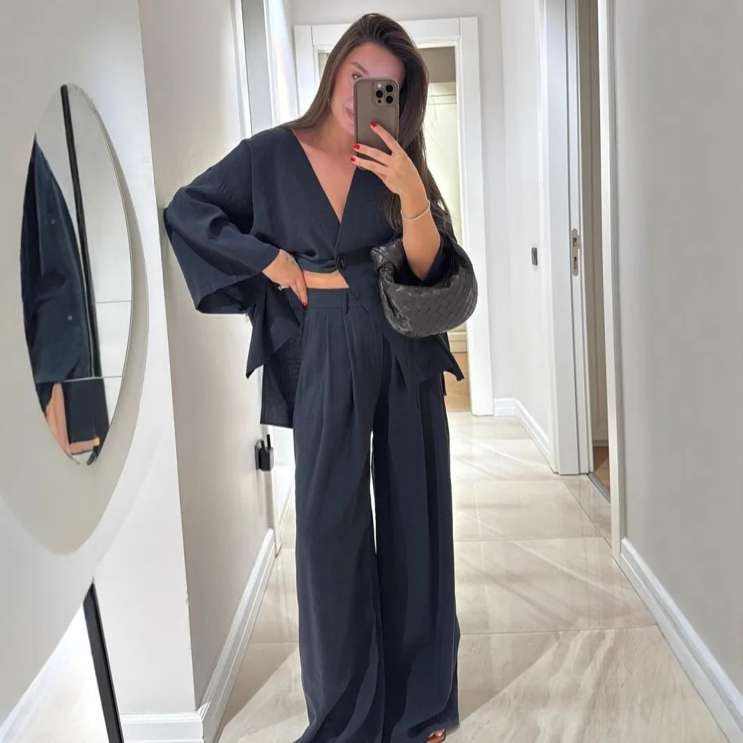 Ensemble kimono femme ample