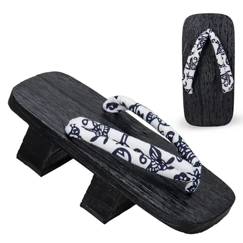 Geta japonaise en bois pour homme