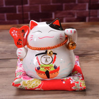 Chat Japonais Tirelire 'Feuille d'Érable'