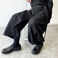 Pantalon large asymétrique streetwear