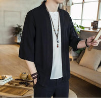 Cardigan kimono homme ample